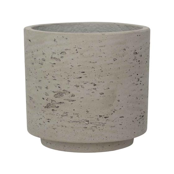 Květináč Pottery Pots Novi S, šedý 15 cm